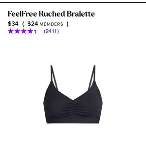Feel free Ruched Bralette - MeUndies
